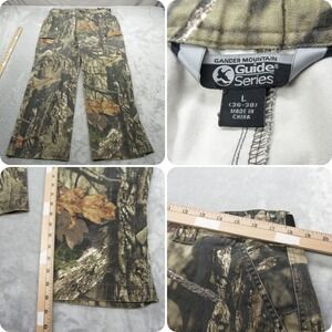 Mossy Oak Guide Series Pants Mens Large Green Camo Gander‎ Mountain Cargo 36x30